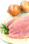 Free Slices Of Pork Chop Loin-raw-,isolated On White Royalty Free Stock Photos - 7979198