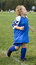 Free Soccer Player Running Royalty Free Stock Photos - 7984078
