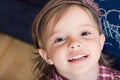 Free Joyful Little Girl With Sketched Blackboard Stock Photos - 7995443
