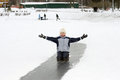 Free Girl On Ice Stock Photography - 7995882