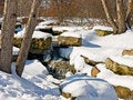 Free Snowy Creek Royalty Free Stock Photos - 7996188