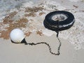 Free Bahamas Buoy Chain Weight Royalty Free Stock Photos - 808578