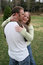 Free Young Couple In Grass 2 Royalty Free Stock Photography - 805307