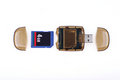 Free Memory Card And Card Reader Royalty Free Stock Images - 8001619
