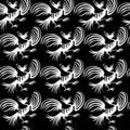 Free Seamless Dragon-bird Pattern Stock Photo - 8003830