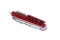 Free Marketing Red Swiss Army Pocket Knife Tool Royalty Free Stock Photography - 8009437