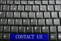 Free Keyboard - Contact Us Royalty Free Stock Photography - 8018417