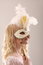 Free Woman With Mask Royalty Free Stock Photography - 8017957