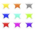 Free Glossy Stars Royalty Free Stock Photos - 8022538