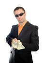 Free The Guy With Dollars In A Suit Stock Photography - 8028792