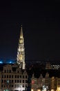 Free Bruxelles At Night Stock Image - 8034671