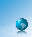 Free Shiny Globe Background Royalty Free Stock Photos - 8049898