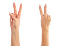 Free Female Hands Counting Stock Photography - 8056832