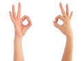 Free Female Hands Counting Stock Photography - 8056912