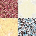 Free Set Stylish Backgrounds. Royalty Free Stock Photography - 8057777