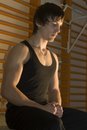 Free Meditation Of The Bodybuilder Stock Image - 8059071