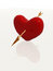 Free Red Heart With Golden Arrow Royalty Free Stock Image - 8053656