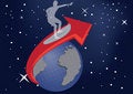 Free Planet Surfer Royalty Free Stock Images - 8062569