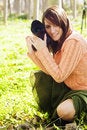 Free Female Photographer Stock Image - 8063081