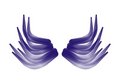Free Dark Blue Wings Stock Photos - 8067243