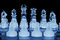 Free Four Chess Pawns, Focus On Back Royalty Free Stock Photos - 8065818