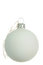 Free White Christmas Bauble Royalty Free Stock Image - 8067476