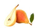 Free Pear And Its Section Stock Photos - 8077953