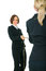 Free Two Female Businesswoman Compete Royalty Free Stock Photos - 8080158