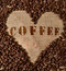 Free Heart Shape Made From Coffee Stock Photography - 8089232