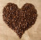 Free Heart Shape Made From Coffee Stock Photo - 8089250
