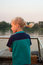 Free Girl On River - Sunset Light Stock Images - 8096874