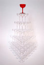 Free Tower Of Glasses Stock Photography - 812412