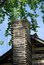 Free Old Log Cabin Chimney Stock Photography - 810132