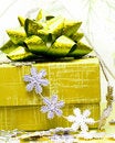 Free Yellow Gift Box Stock Images - 8101374