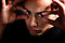 Free Man And Eyes Wide Open Concept Royalty Free Stock Photo - 8100935