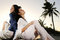Free Relaxing On Tropical Beach Royalty Free Stock Photography - 8112287
