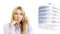 Free Portrait Of Beautiful Business Women With Phone Stock Images - 8115814