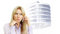 Free Portrait Of Beautiful Business Women With Phone Royalty Free Stock Images - 8116089