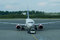 Free Passenger Airplane Being Pushed Back Stock Photo - 8119690