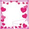 Free Valentine Love Letter Border Royalty Free Stock Photos - 8123688