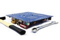 Free Computer Motherboard With Spanner And Hammer Royalty Free Stock Photos - 8130748