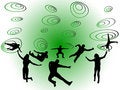 Free Sport Silhouettes Royalty Free Stock Image - 8139866