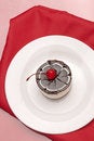 Free Fancy Cake With Cherry Royalty Free Stock Images - 8143439