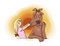Free Little Girl And Dog Royalty Free Stock Image - 8140806