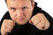 Free Man Prepared For Protection Royalty Free Stock Photos - 8148198