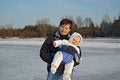 Free Father And Baby Stock Photography - 8154712
