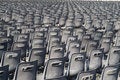 Free Many Grey Chairs In Rows Royalty Free Stock Image - 8155576