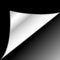 Free Black Paper Page With Curl Stock Images - 8152344