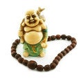 Free Statuette Of Idol And Wooden Rosary Stock Photo - 8179030