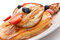 Free Pancakes With Syrup And Berries Stock Photography - 8177842
